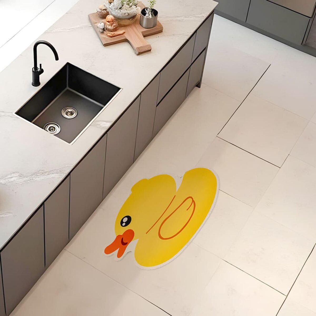 Ковр для ванной комнаты влагопоглощающий Уточка 40х60 см х3 мм (SW-00002561) - фото 6 Ковр для ванной комнаты влагопоглощающий Уточка 40х60 см х3 мм (SW-00002561) - фото 6