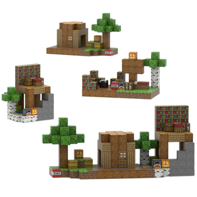 Конструктор магнітний Міст пригод у стилі Minecraft 251 ел. (25906023) - фото 2 Конструктор магнітний Міст пригод у стилі Minecraft 251 ел. (25906023) - фото 2