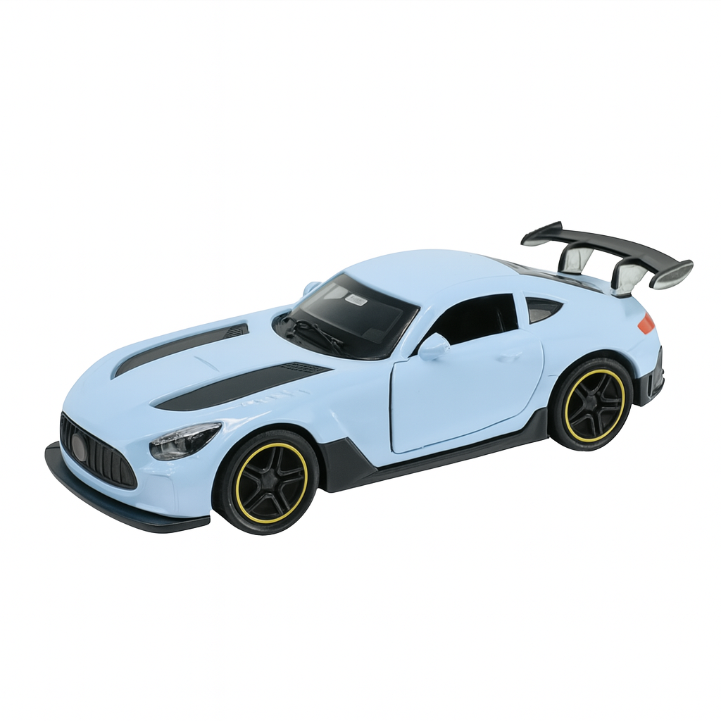 Игрушечная модель автомобиля металлическая 1:43 Голубой (27779539) - фото 2