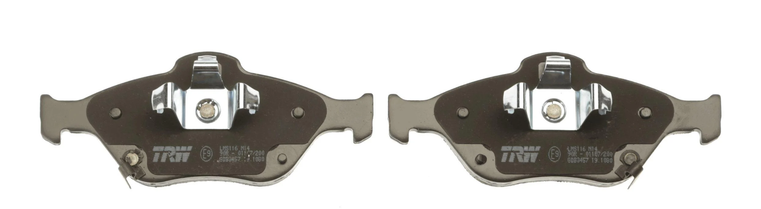 Комплект тормозных накладок для дисковых тормозов TRW GDB3457