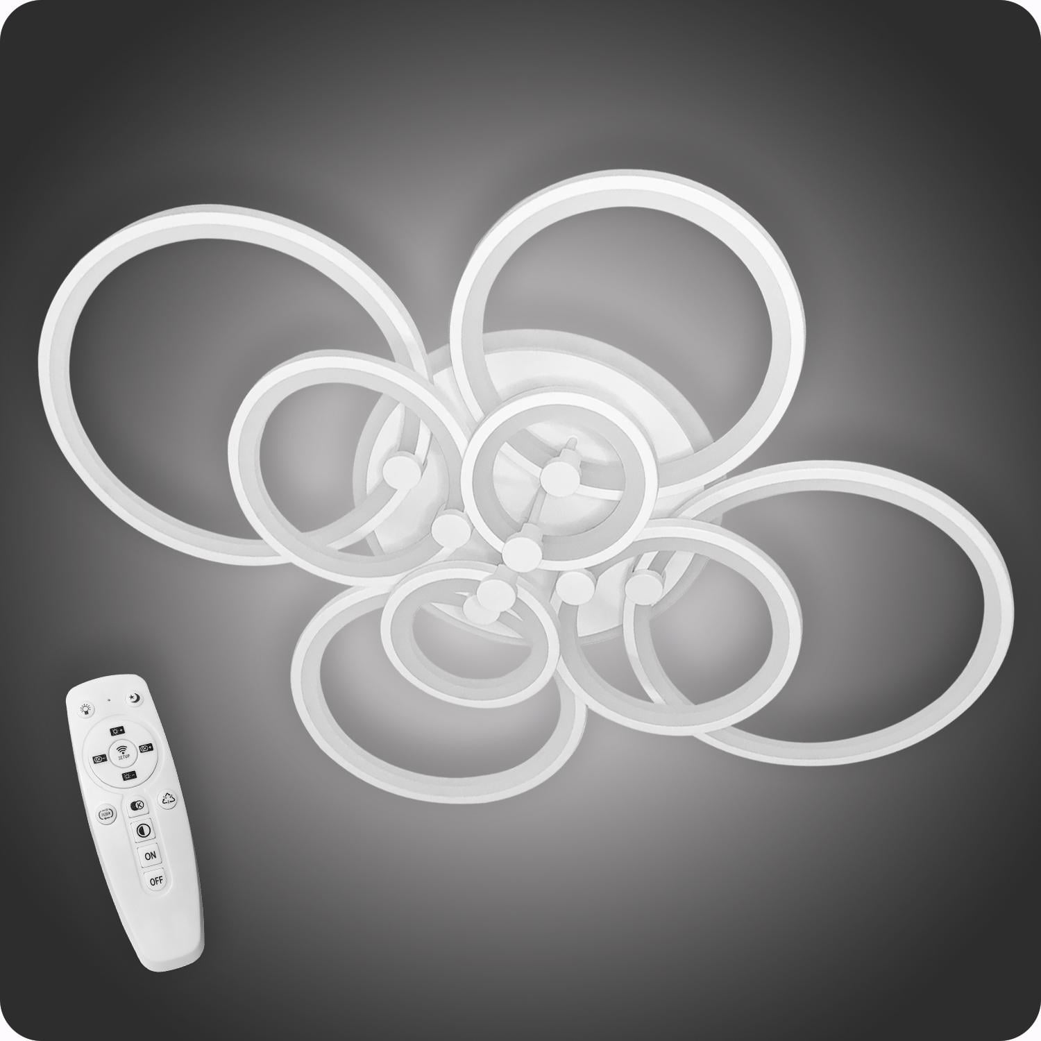 Люстра светодиодная 517 Dlight 3color с пультом 175 Вт Белый (01528) Люстра светодиодная 517 Dlight 3color с пультом 175 Вт Белый (01528)