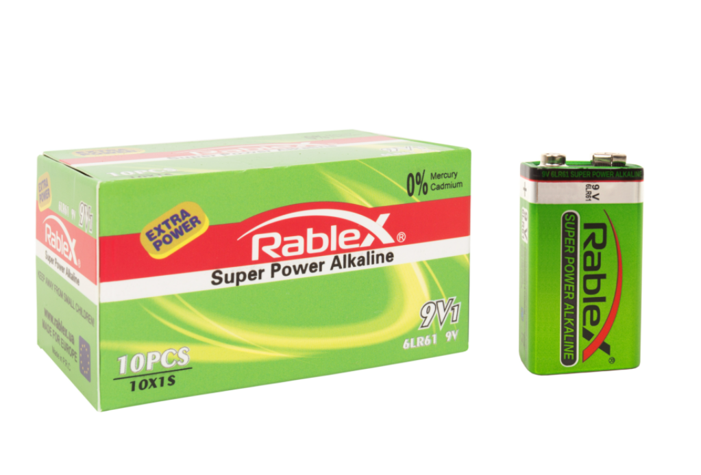Батарейка Rablex Alkaline Крона 9V