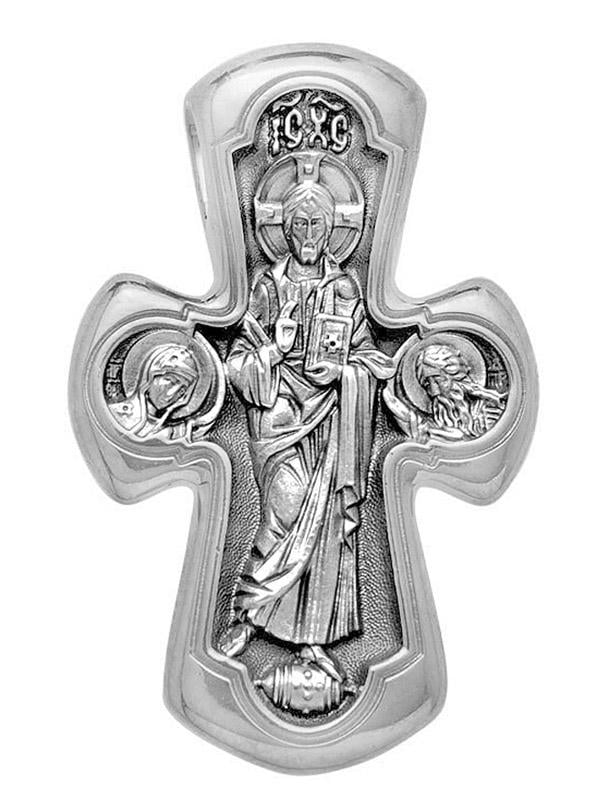 Крестик нательный  Деисус Божия Матерь Никопея