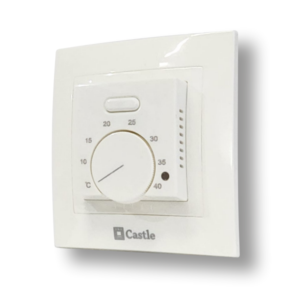 Терморегулятор для теплої підлоги ASFORA SCHNEIDER Castle АС308Н механічний під рамку Білий (538) - фото 1 Терморегулятор для теплої підлоги ASFORA SCHNEIDER Castle АС308Н механічний під рамку Білий (538) - фото 1