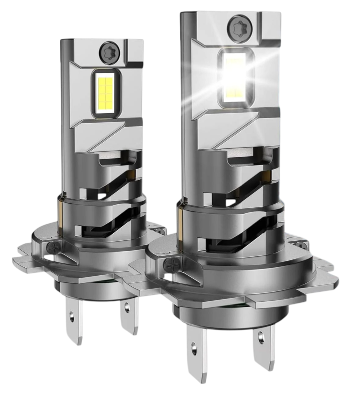 Комплект автолампы LED H7 Sinoparcel для фар авто яркий белый свет 2 шт. (2391695806)