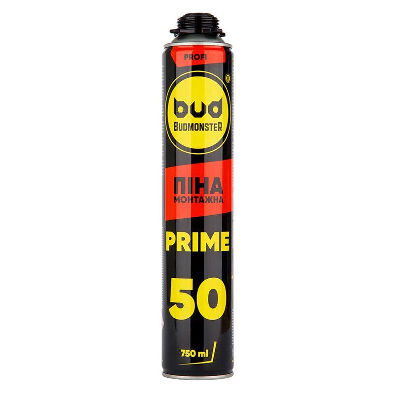 Пена монтажная BudmonsteR PRIME 50 профессиональная 750 мл (87980)