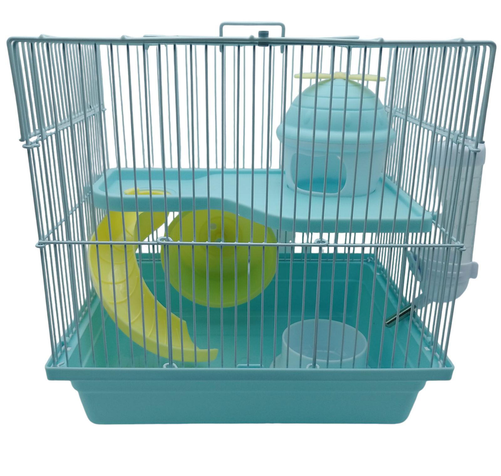 Клетка для мелких грызунов 3002 30x23x30 см Голубой (30079932) - фото 1 Клетка для мелких грызунов 3002 30x23x30 см Голубой (30079932) - фото 1