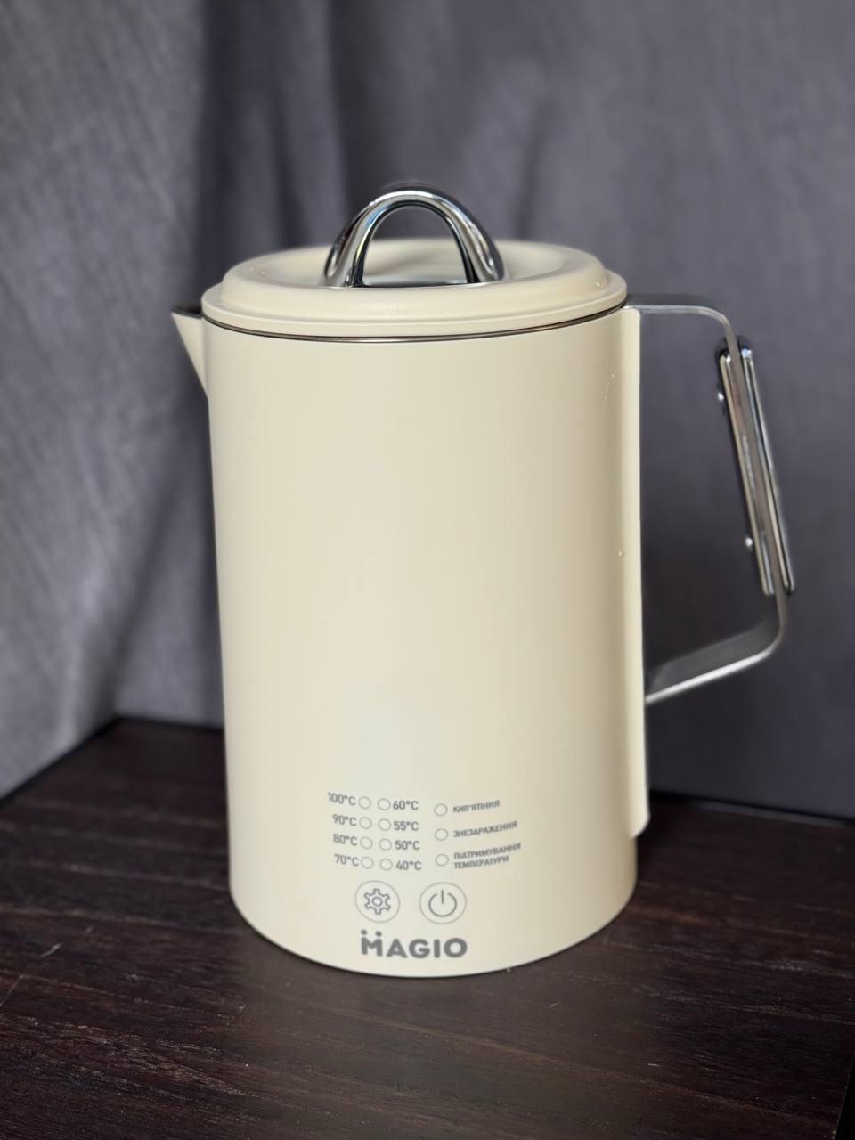 Електрочайник Magio MG-516 термостійкий 1500 Вт 1,5 л Світло-жовтий (MG-516) - фото 7 Електрочайник Magio MG-516 термостійкий 1500 Вт 1,5 л Світло-жовтий (MG-516) - фото 7