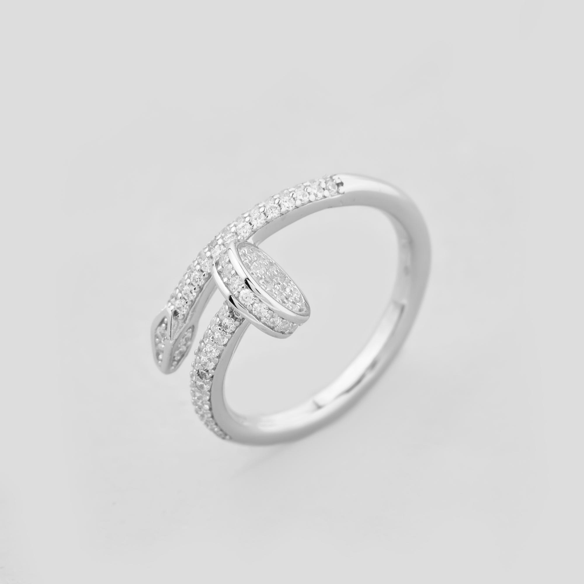 Серебряное кольцо Minimal Главный герой р. 17 (17312)