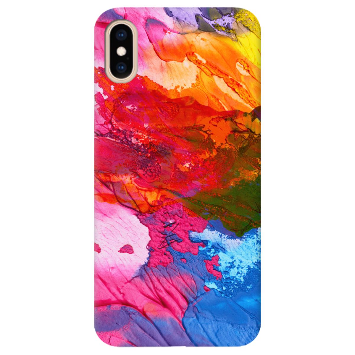 Силиконовый чехол Zorrov для Apple iPhone XS - Derroche de color (11170040086052000)