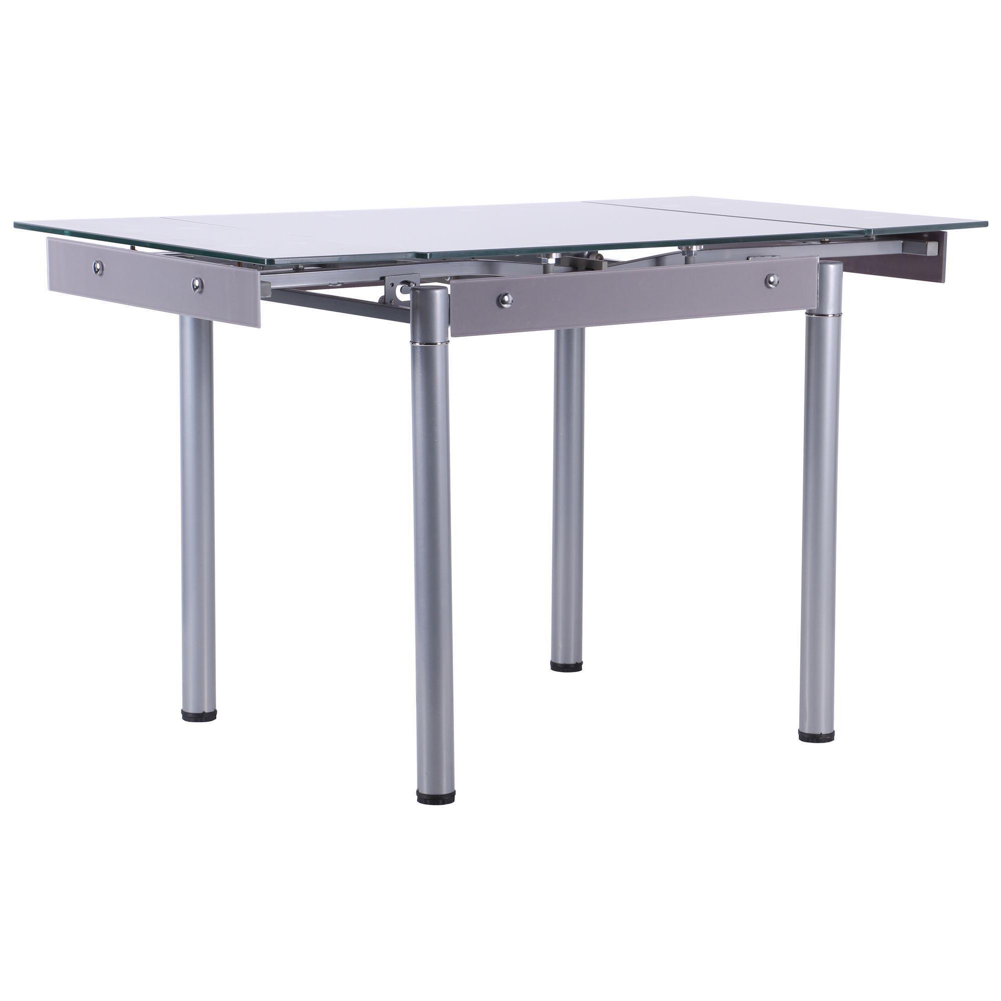Обідній стіл AMF Челсі 750+450х700х760 сталь Сірий/Платина - фото 2 Обідній стіл AMF Челсі 750+450х700х760 сталь Сірий/Платина - фото 2