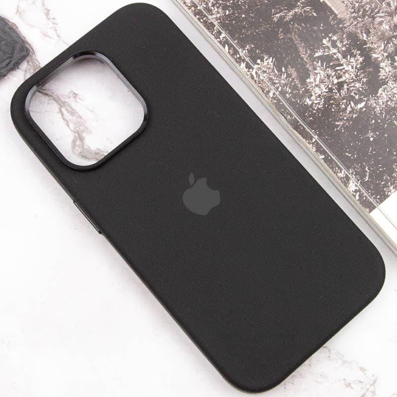 Протиударний чохол Silicone Case Metal Buttons (AA) для Apple iPhone 13 Pro Max (6.7") Чорний / Black - фото 8