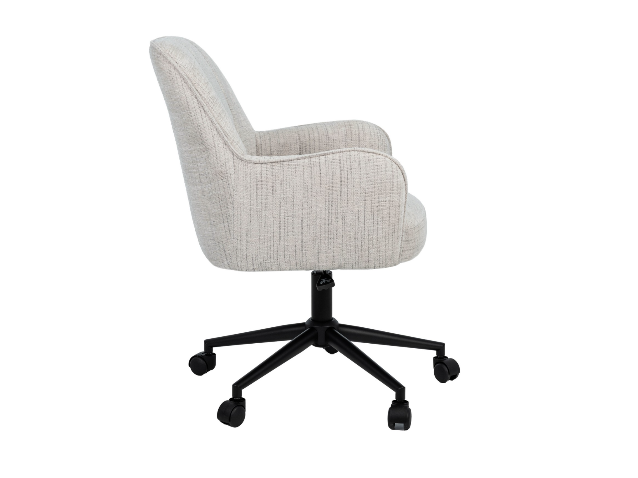 Кресло офисное O-10 Vetro Кремовый штиль/Черный (30585984) - фото 2