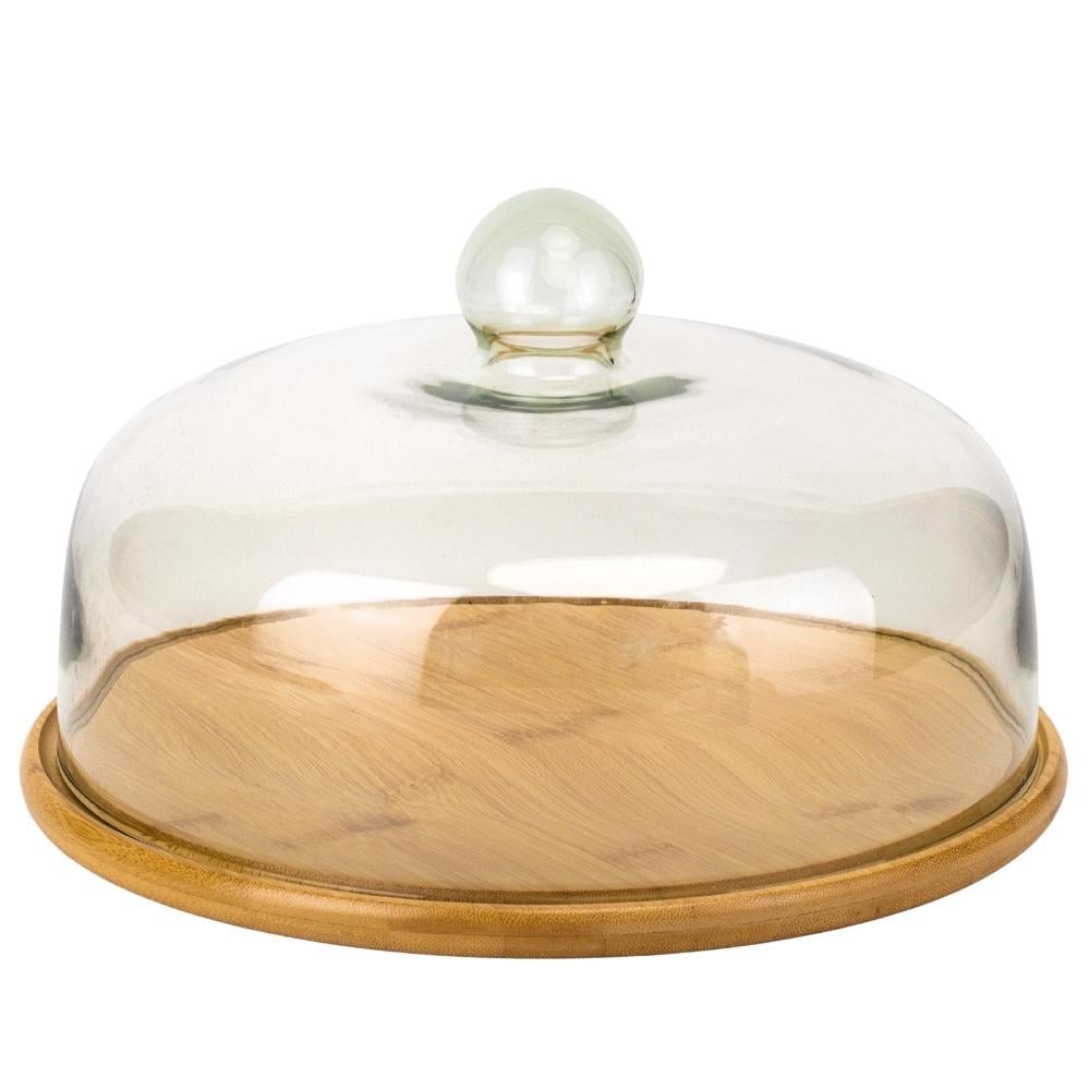 Блюдо для торта Смак життя бамбукове 32 см (70202) - фото 3