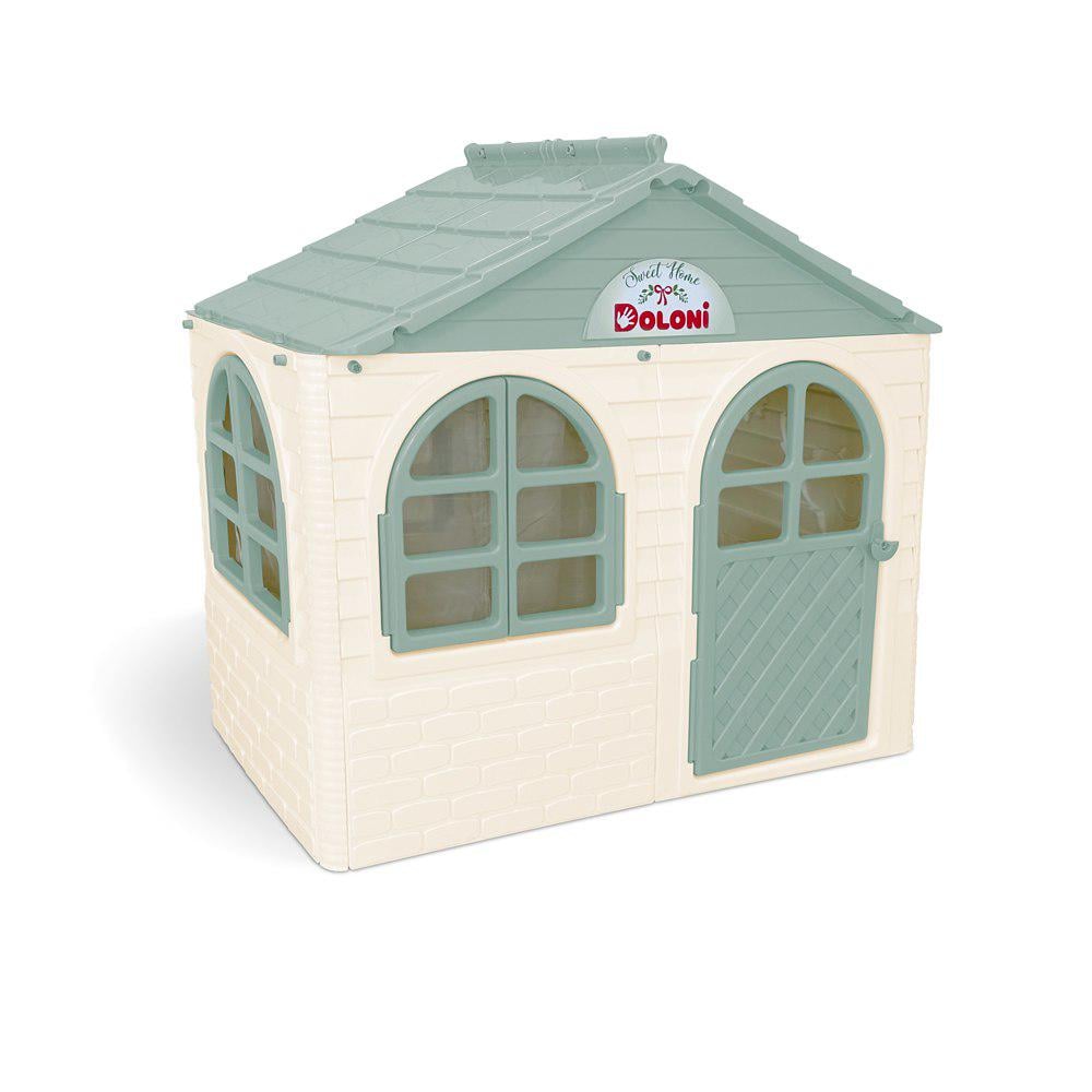 Детский домик Doloni Toys пластиковый Мятно-кремовый (02550/12)
