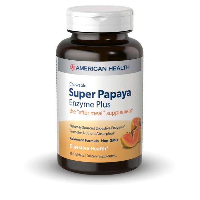 Натуральна добавка American Health Papaya Enzyme 100 жувальних таб. (6864)