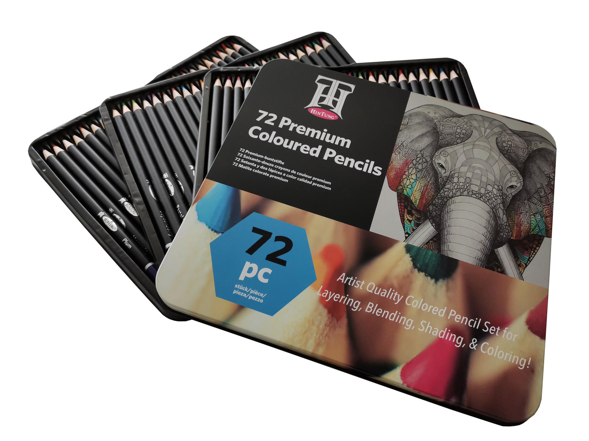 Набор цветных карандашей YOVER в металлической коробке 72 цвета (YW-PWC072) - фото 6 Набор цветных карандашей YOVER в металлической коробке 72 цвета (YW-PWC072) - фото 6