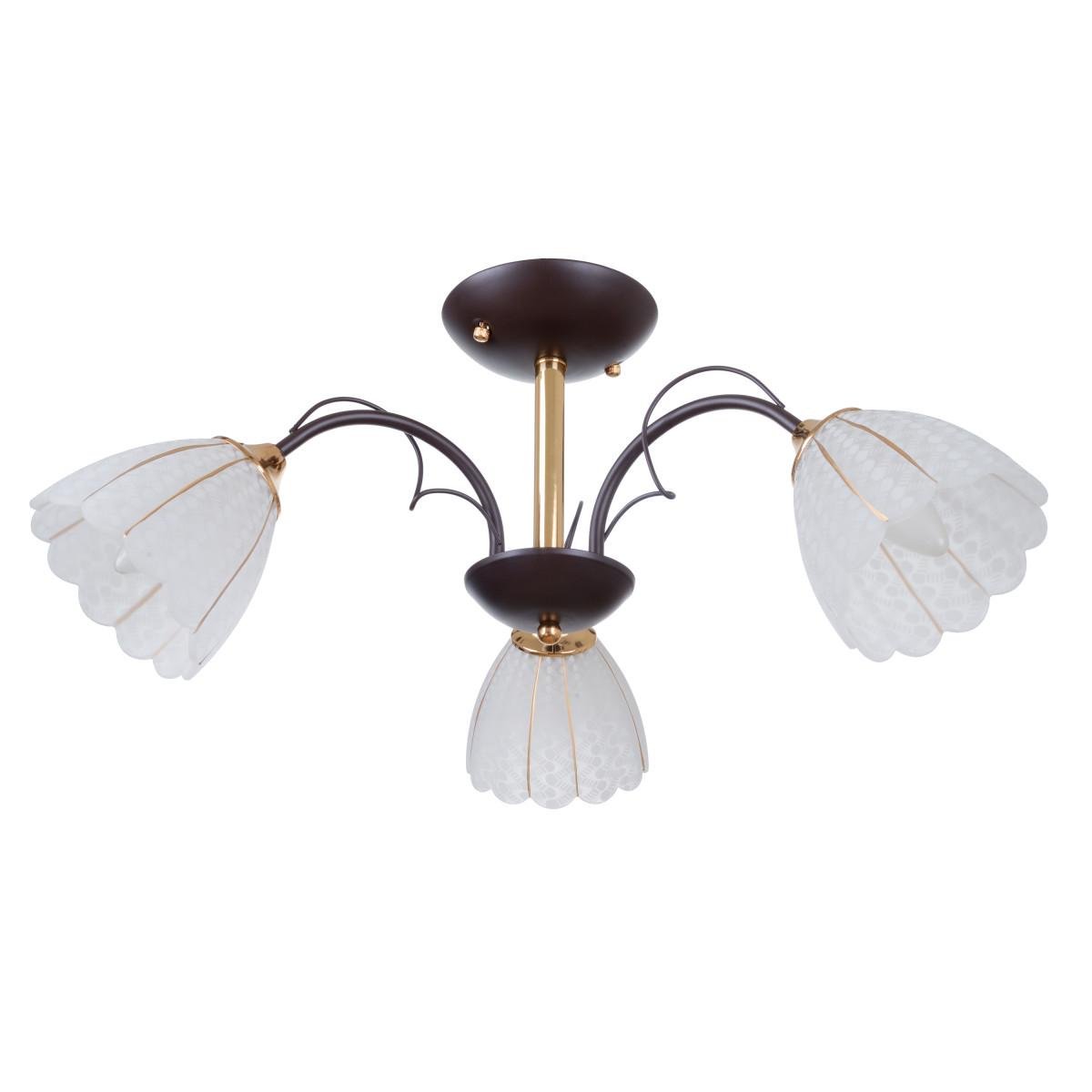 Люстра классическая Brille LK-679S/3 E27 BK+FG Черный