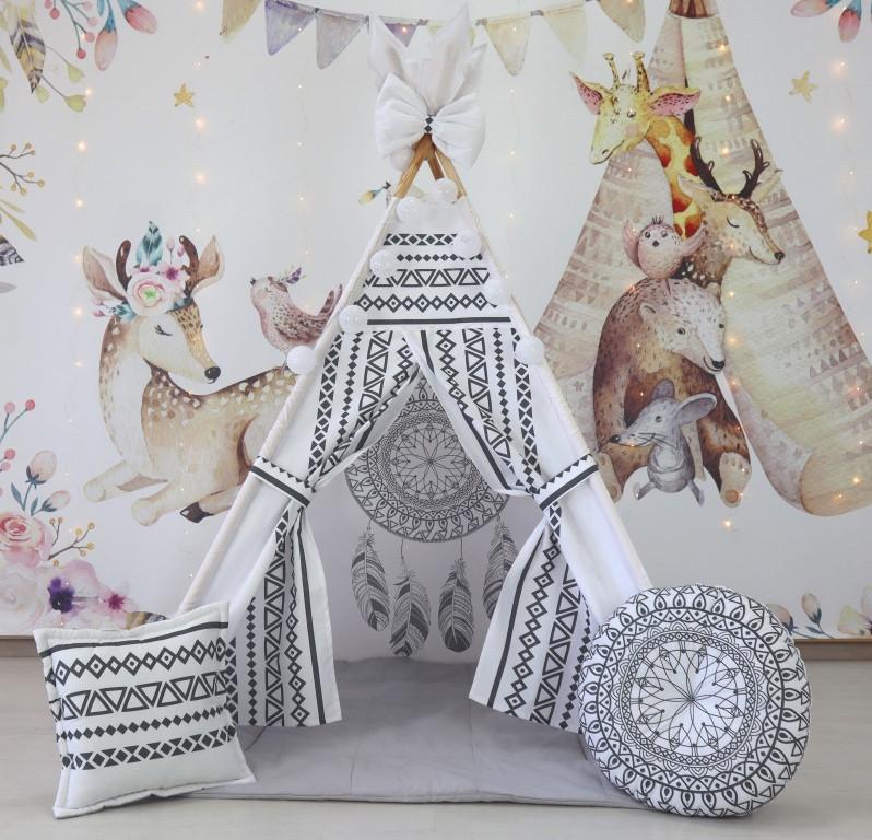 Вігвам для дітей Альбатрос із матрацом і подушками - фото 4 Вігвам для дітей Альбатрос із матрацом і подушками - фото 4
