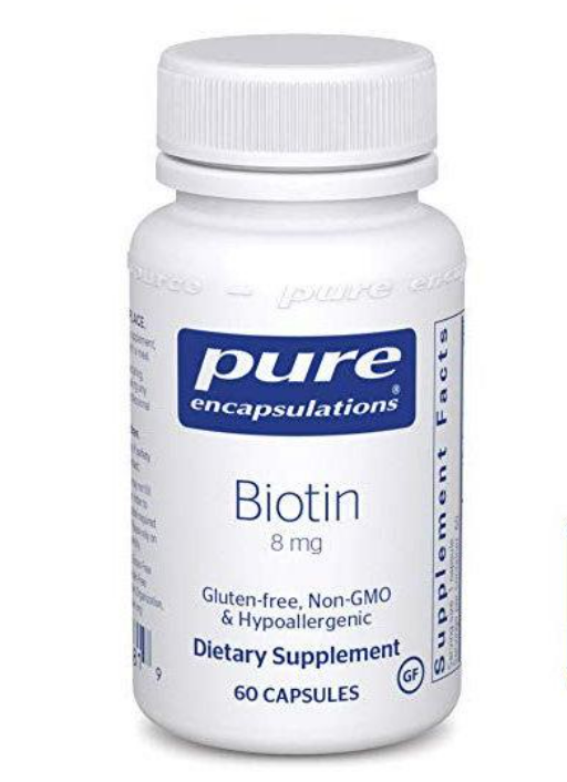 Біотин Pure Encapsulations Biotin 8 мг 60 Caps