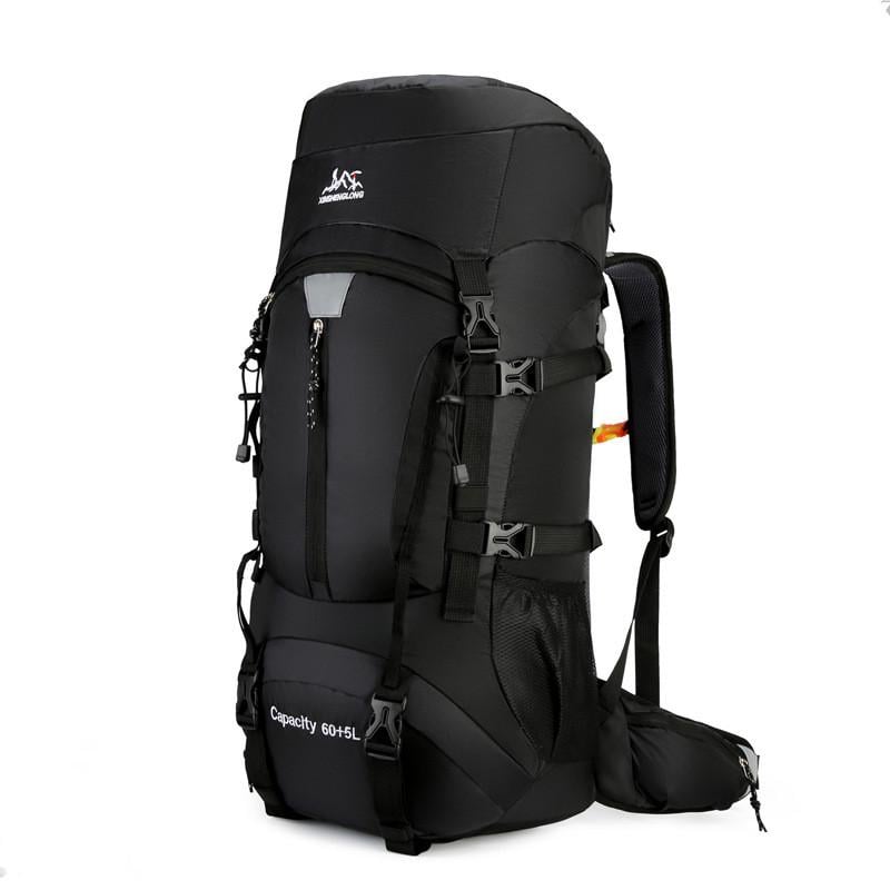 Туристический рюкзак Slow Journey с креплением MOLLE 68 л Черный (SJ-0036-2B)