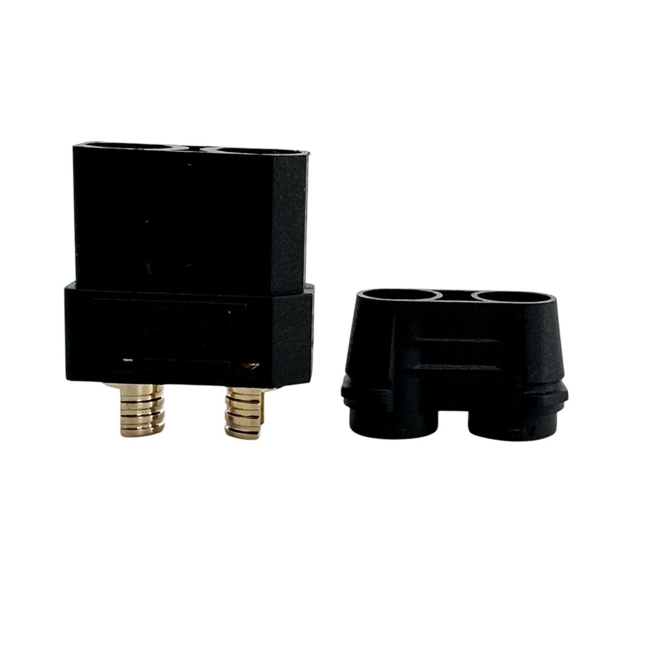 Разъем питания Amass XT90H-F мама с колпачками Черный (2206612076) - фото 3 Разъем питания Amass XT90H-F мама с колпачками Черный (2206612076) - фото 3