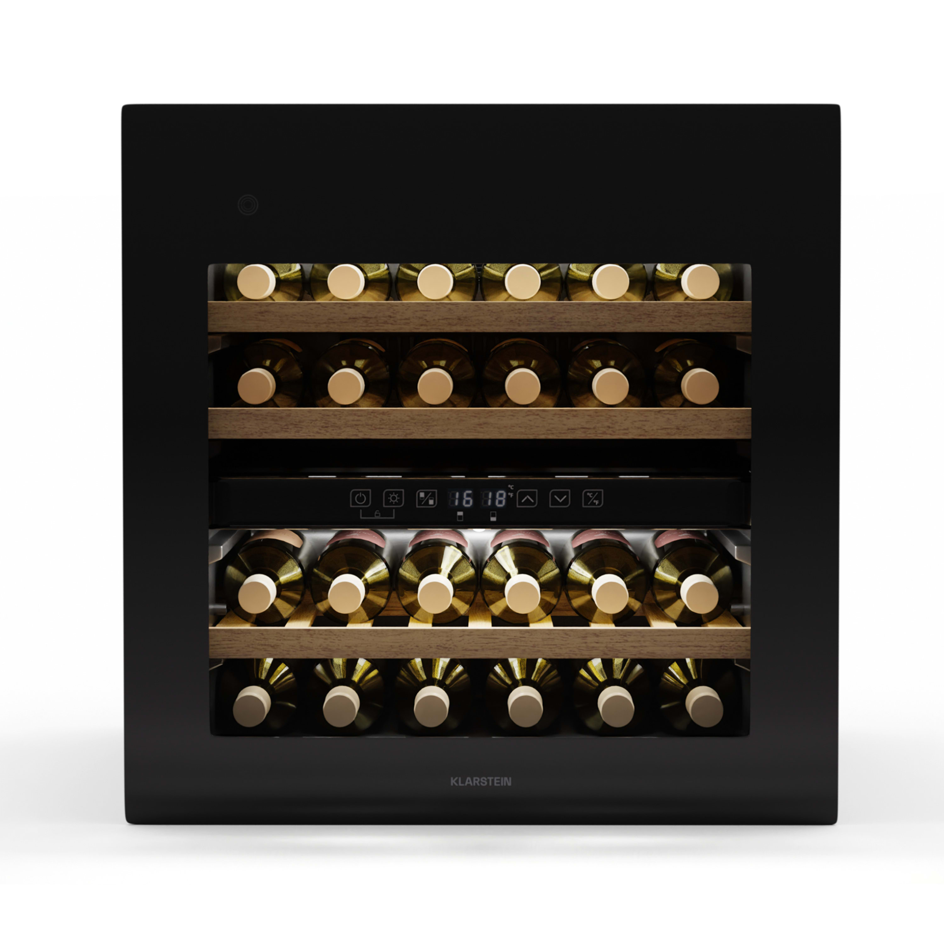 Винный холодильник под застройку Klarstein Rhone 36 Duo 85 л 36 бутылок (10046197)
