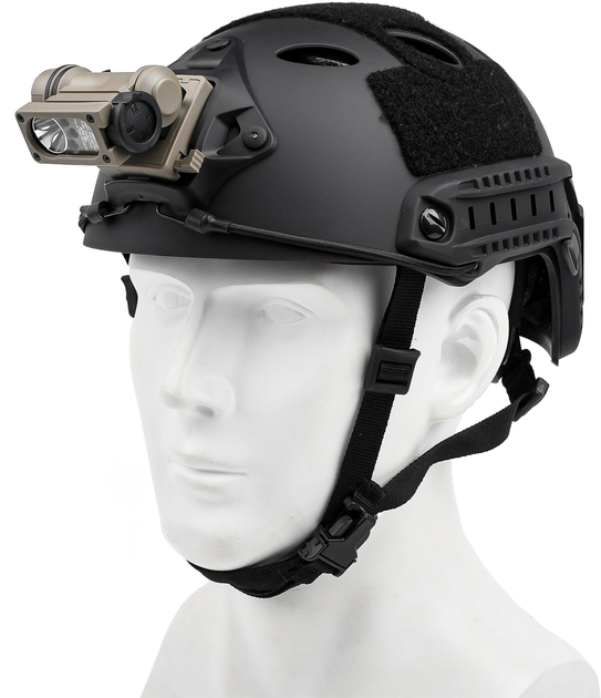Фонарь на шлем Howard's Armory Sidewinder MPLS Compact II Койот (HA-4LED-Compact-MPLS-T) - фото 2