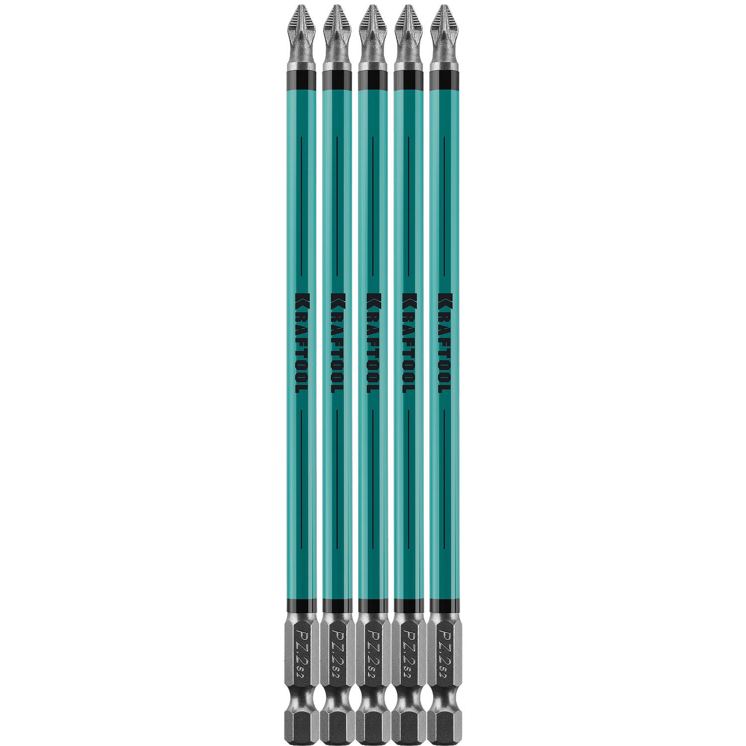 Бита Kraftool PZ2х150 мм 5 шт (26124-2-150-5) - фото 4 Бита Kraftool PZ2х150 мм 5 шт (26124-2-150-5) - фото 4