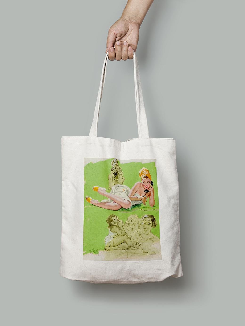 Эко-сумка Сплетницы шопер (pin_up0004006_Bag)