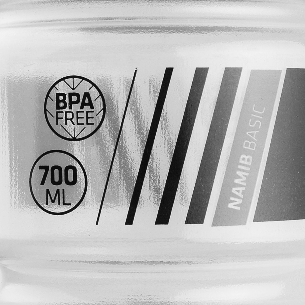 Фляга KLS Namib 700 мл Transparent/Black - фото 4