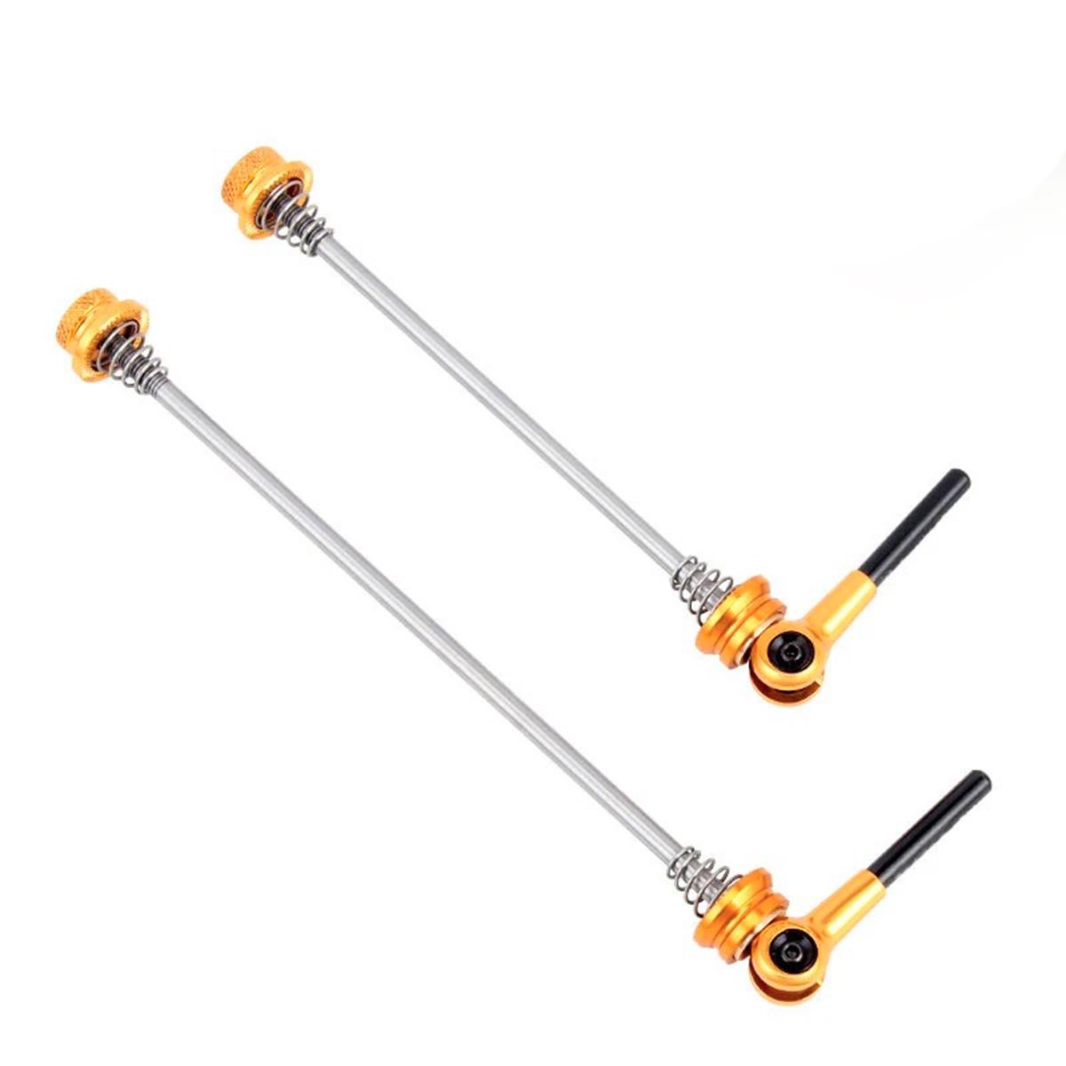 Эксцентрики для велосипеда ENLEE E-04 Quick Release Titanium Axle Золотой (3282)