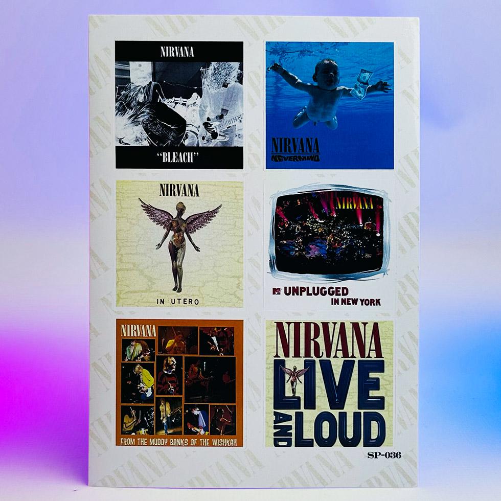 Стікер-пак Nirvana Album Covers SP-036 (00000000721)