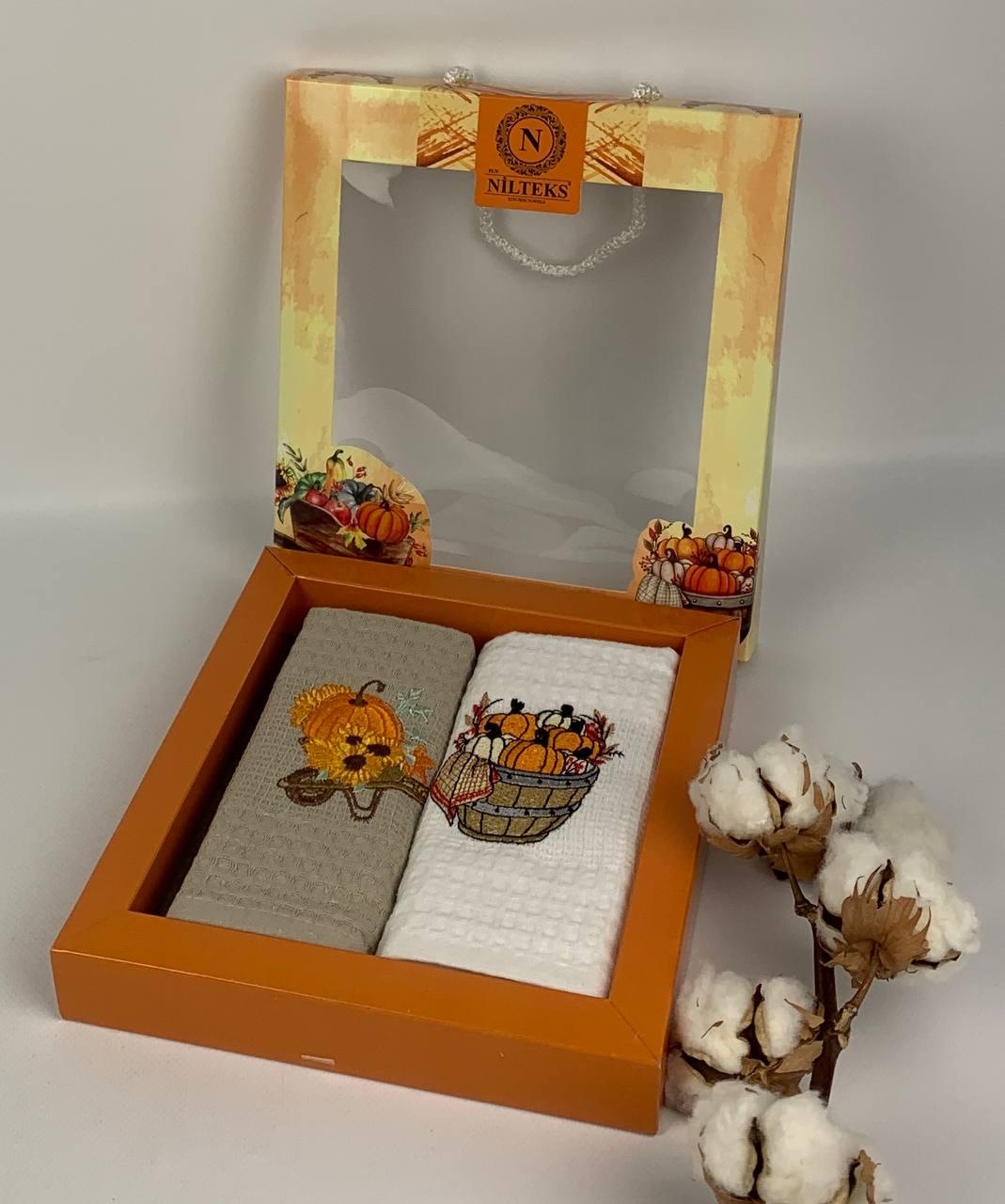 Набір кухонних рушників Nilteks Pumpkin 1 2 шт. (CN33246)