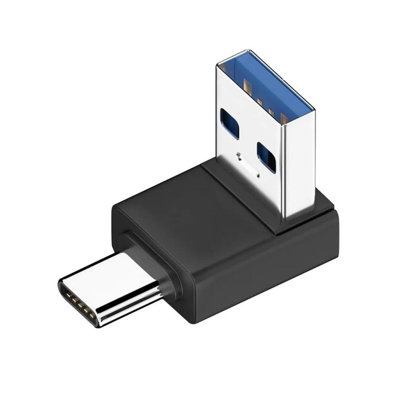 Переходник-адаптер угловой USB Type-C-USB 3.1 M/M eXpert Type-11 металл (A-48717)
