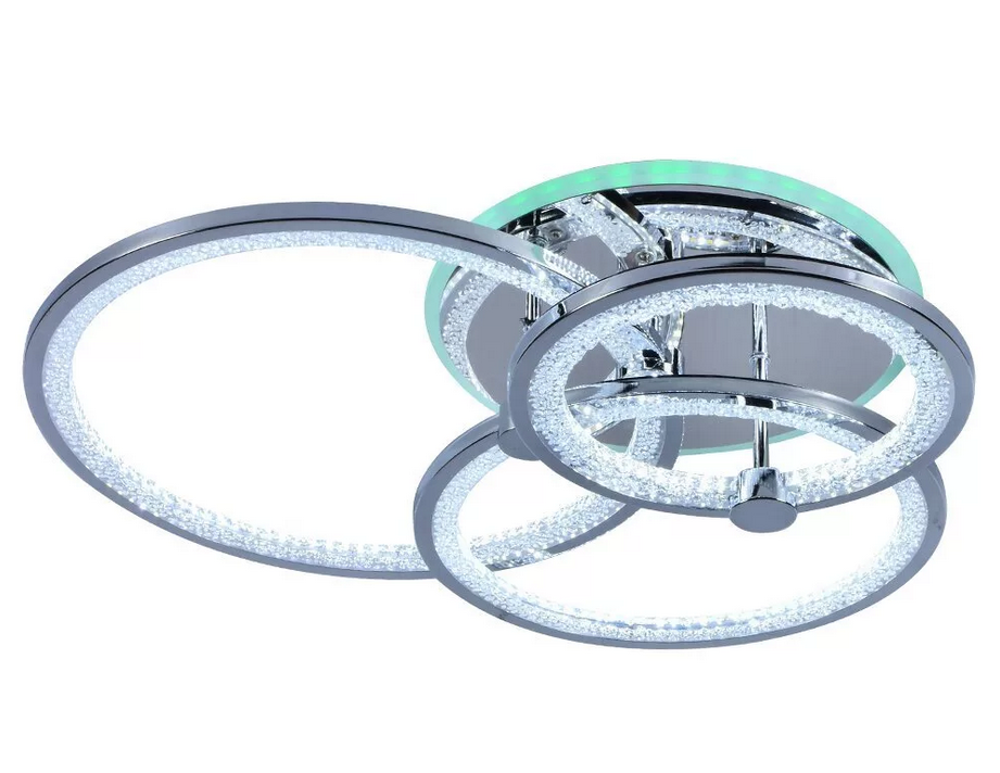 Люстра светодиодная Sirius LI8878/3C CR RGP 108 W 7 W акриловая