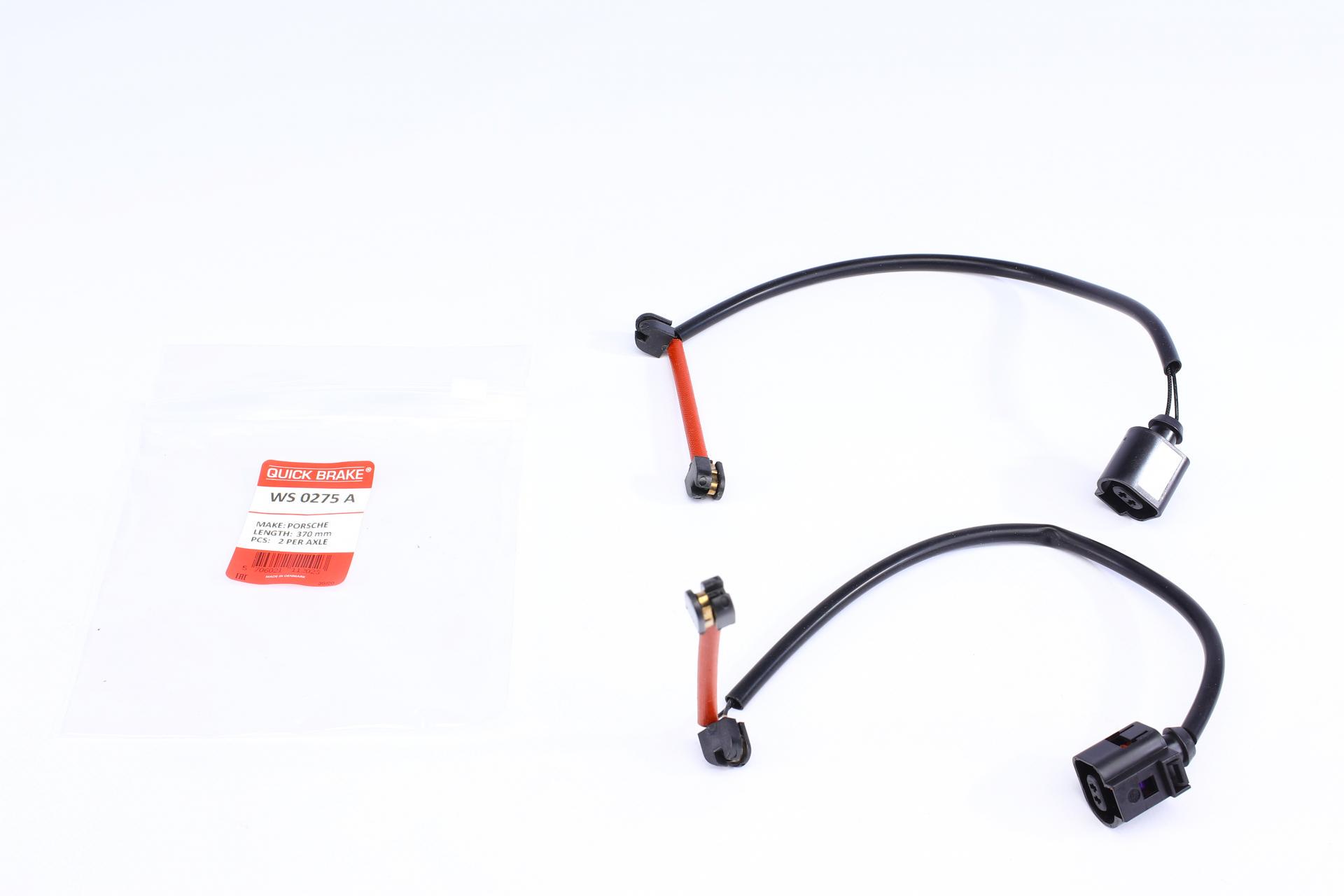 Датчик износа тормозных колодок передних VW Touareg/Porsche Cayenne 02-10 L 370 мм 2 шт. (WS 0275 A)