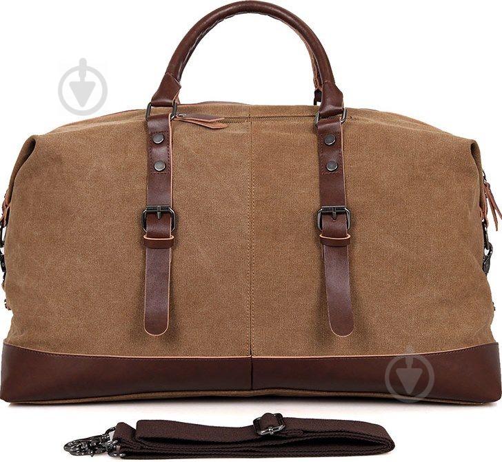 Сумка дорожня Vintage Коричневий (14580) - фото 2 Сумка дорожня Vintage Коричневий (14580) - фото 2
