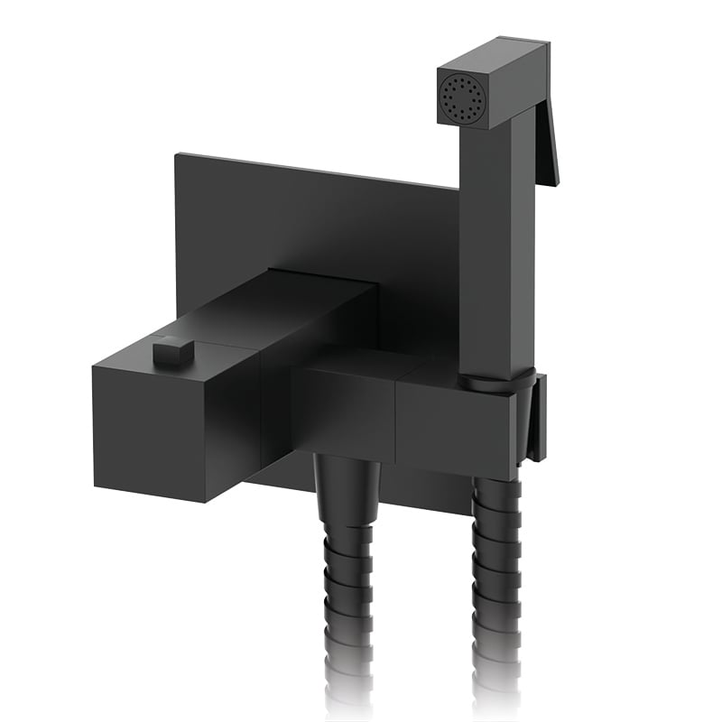 Смеситель для гигиенического душа Koer KB-24011-05 термостатический Черный (KR4735)