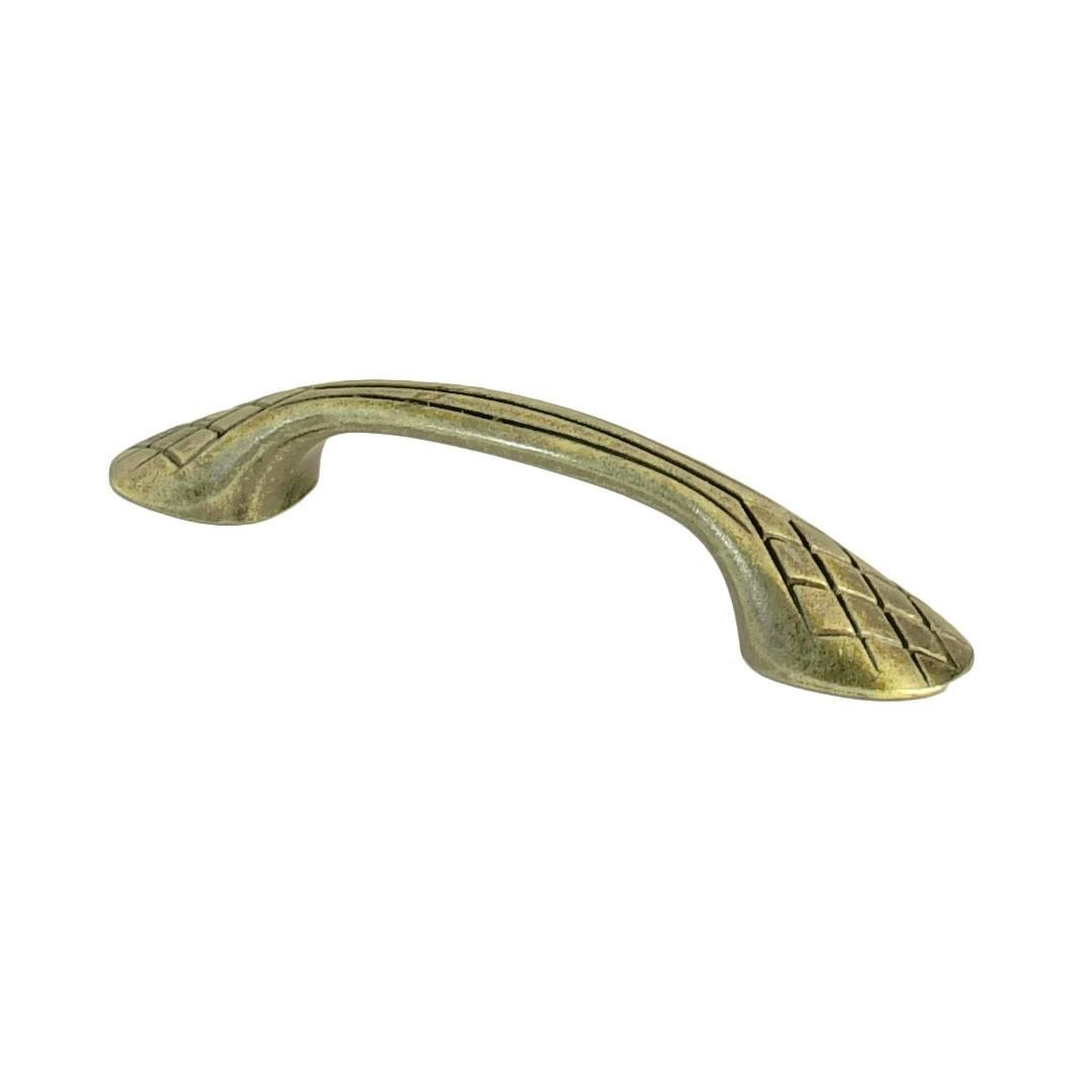 Мебельная ручка скоба Kerron состаренная 96 мм Бронзовый (RS-010-96 OAB)