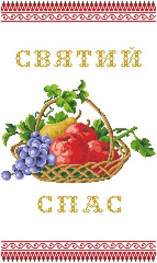 Схема на домотканой ткани Спасское полотенце для вышивки бисером и нитками (ТР410) Схема на домотканой ткани Спасское полотенце для вышивки бисером и нитками (ТР410)