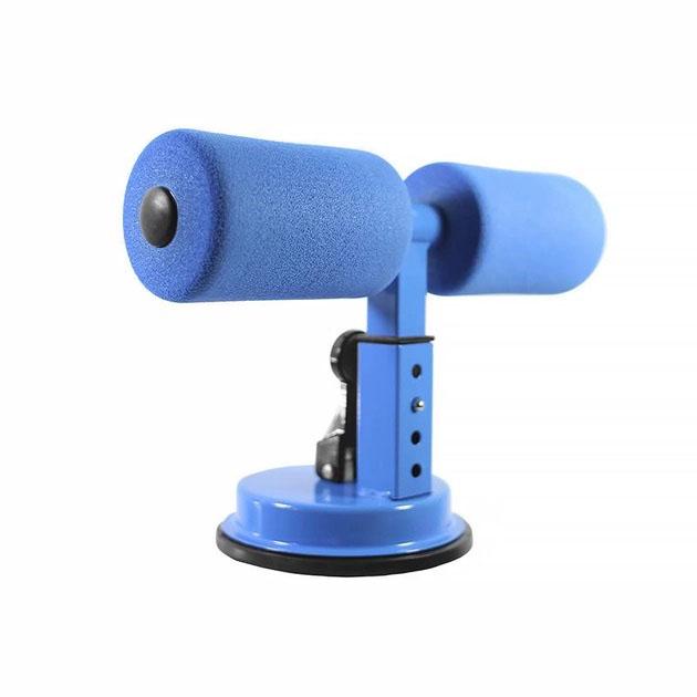 Тренажер для пресса напольный Lesko MJ-034 на присосках Голубой (315124) - фото 5