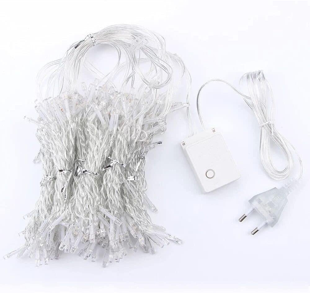 Гирлянда RD 7054 200 LED с уличным блоком Белый (10-14-15200-768)