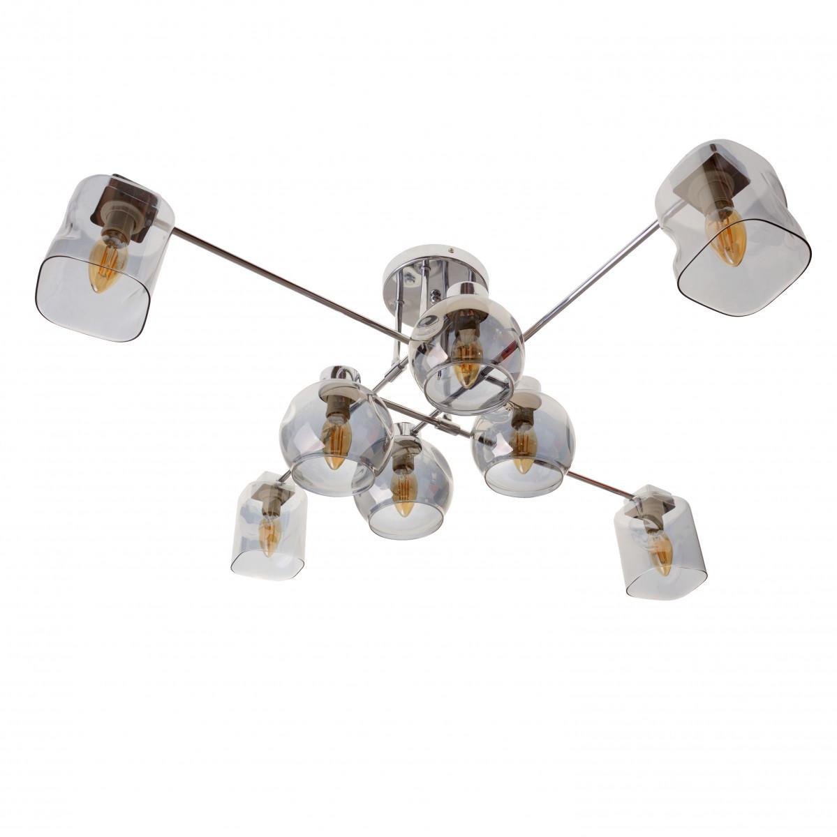 Люстра лофт Brille BL-995S/8 E14 CH Хром