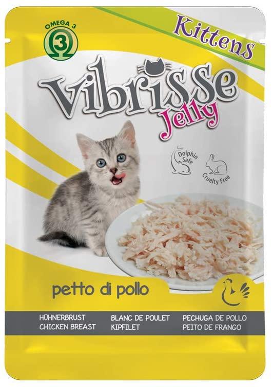 Корм для кота Croci Vibrisse Jelly Kittens с куриной грудкой в желе 18 шт. 70 г (1294551172)