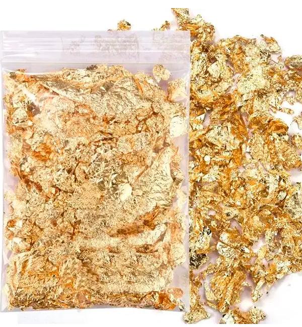 Поталь у пластівцях 3 г Золотий (10721)