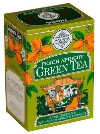 Чай зеленый Персик Mlesna Tea картонная коробка 200 г (77000653)