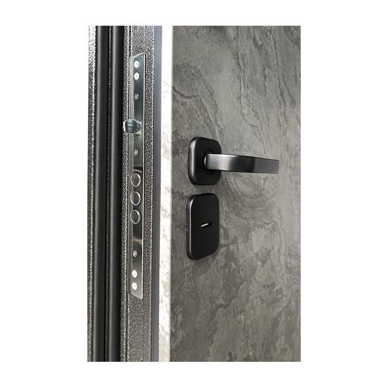 Дверь входная правая TD БЦ Термос с терморазрывом 2050х960 мм Серый антик/Светло-серый мрамор (30731335) - фото 8