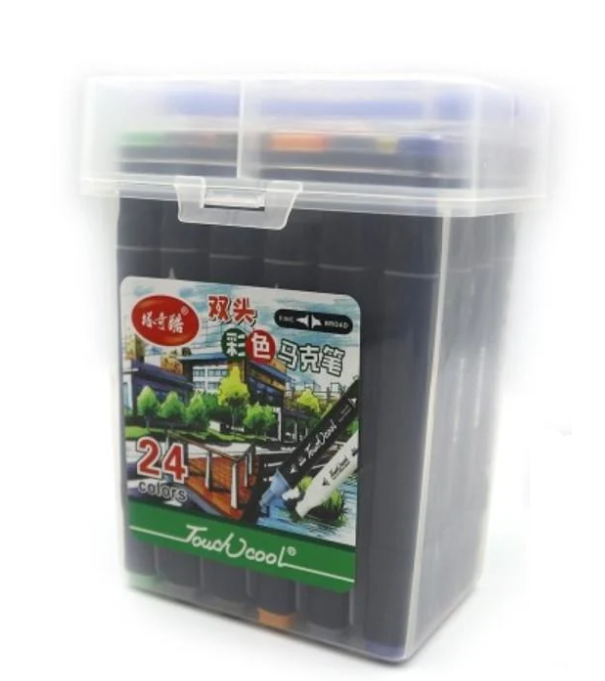 Набор скетчмаркеров TouchCool 24 цвета Набор скетчмаркеров TouchCool 24 цвета