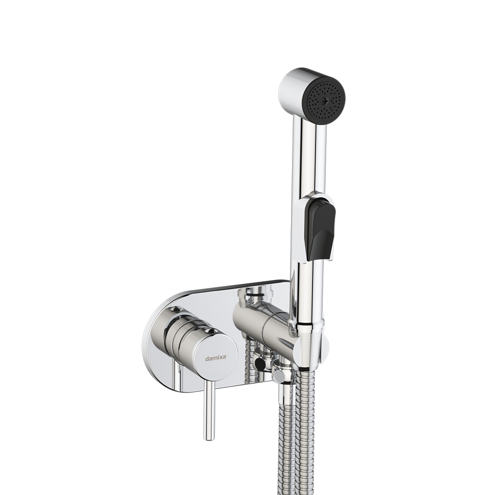 Смеситель монтируемый в стену Damixa Option 212000000 с гигиеническим душем (93334) - фото 6 Смеситель монтируемый в стену Damixa Option 212000000 с гигиеническим душем (93334) - фото 6